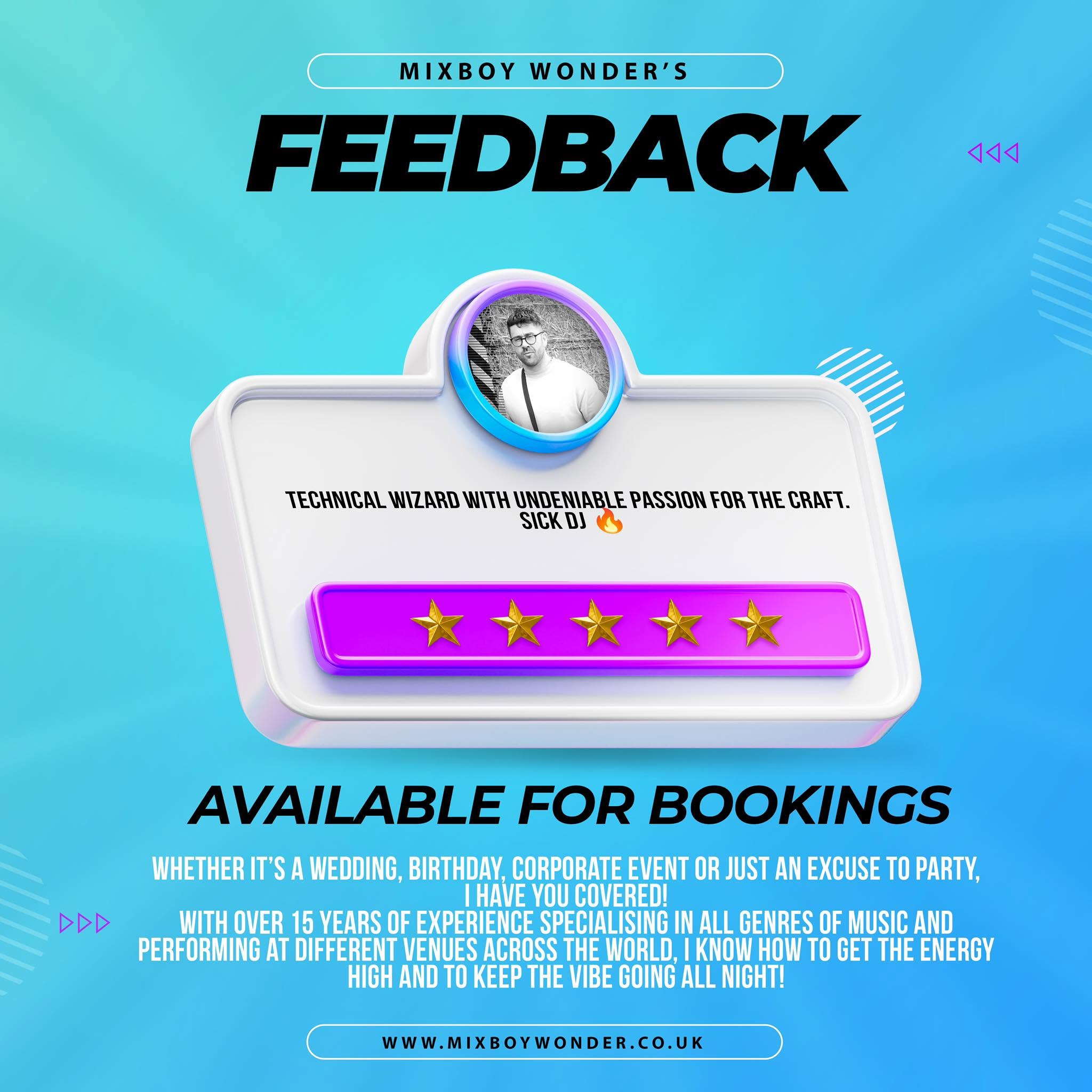Five-star client feedback