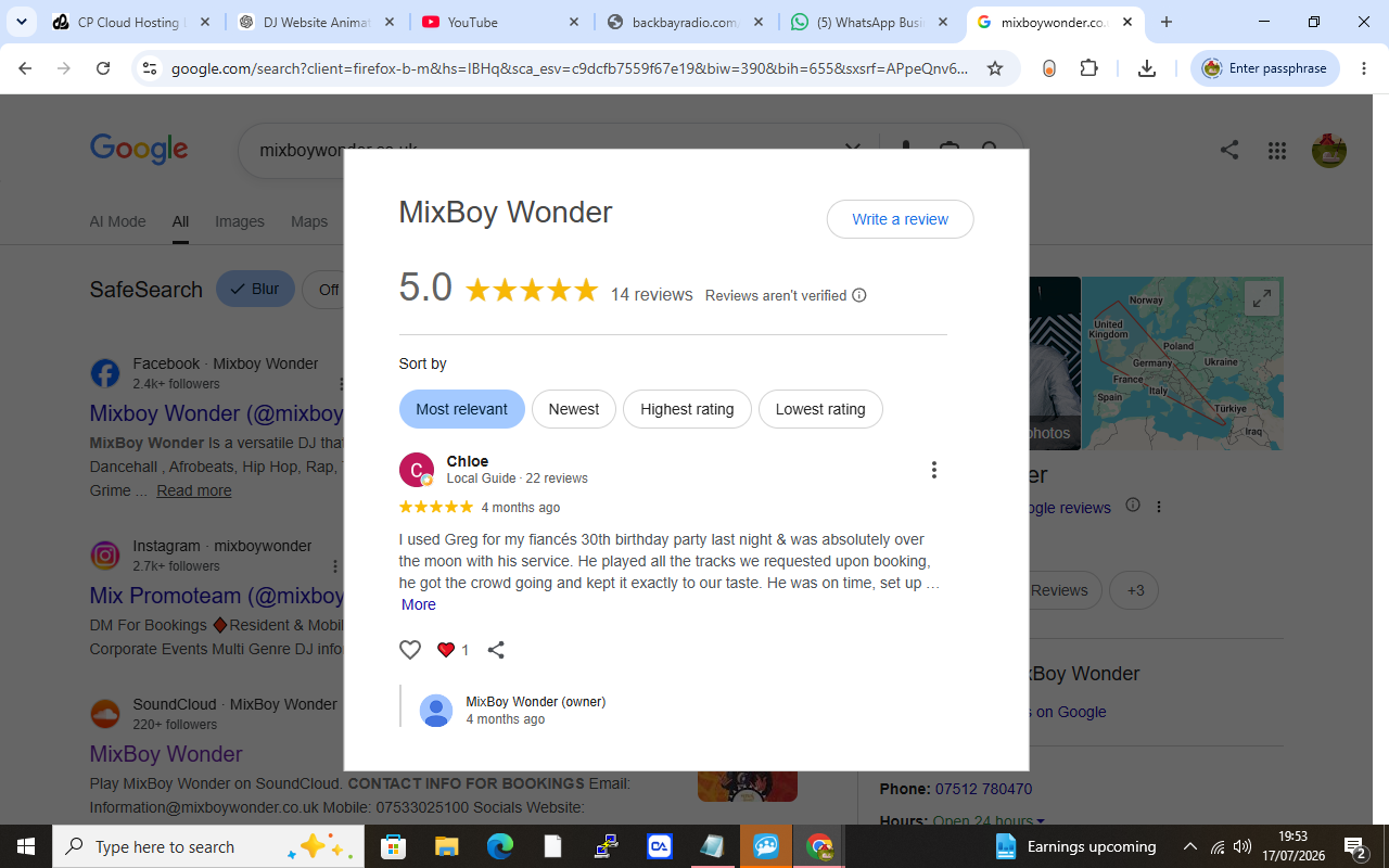 Google review screenshot 1