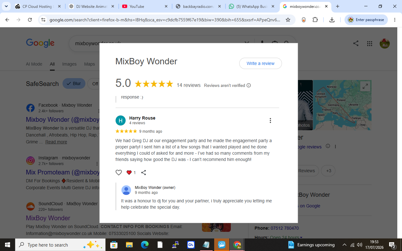 Google review screenshot 2